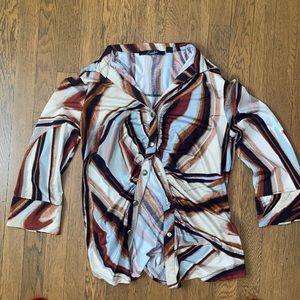 Essentials Marble Blouse